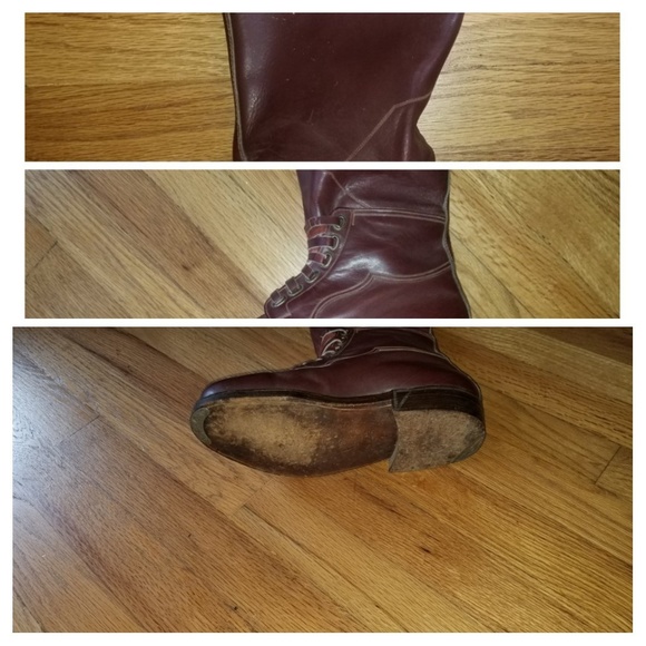 Vintage Leather Sole Boots - Picture 4 of 8